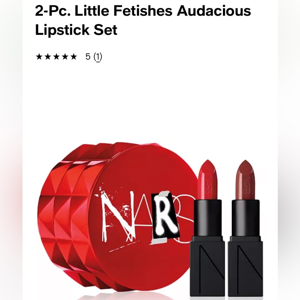 NARS,🔥 Mothers  Day special ( 2 mini lipsticks in a keepsake box 2.3 gms each